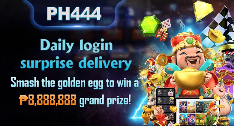 Daily login surprise delivery: smash the golden LUCK to win a ₱8,888,888 grand prize!